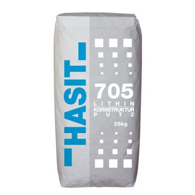 Hasit 705 LITHIN grain structure plaster 3mm white 25kg