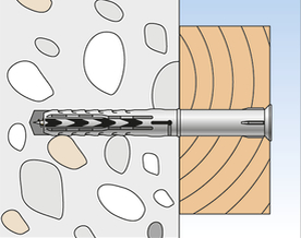 Fischer long-shaft dowel SXR 10x120 T PU=50
