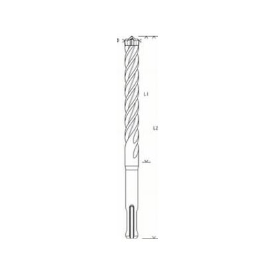 Bosch hammer drill bit SDS-plus-7X 10x150x215mm