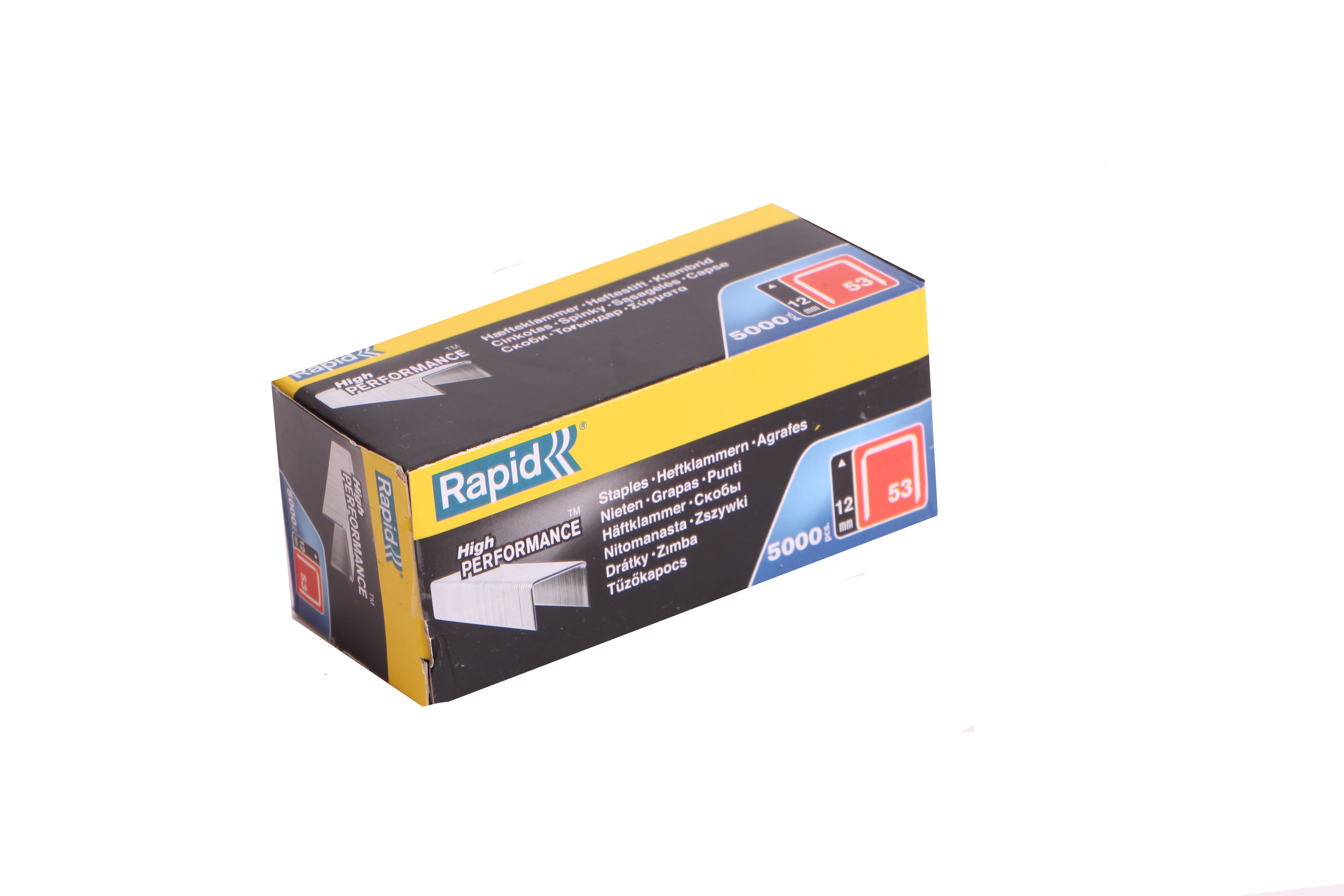 Rapid tacker staples 53/12 steel vz 5000 pieces