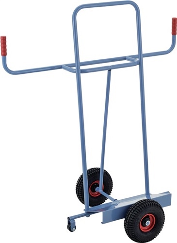 Plate trolley max. load 350kg H 1440mm Splay 500x200mm Tyres air deafbl.