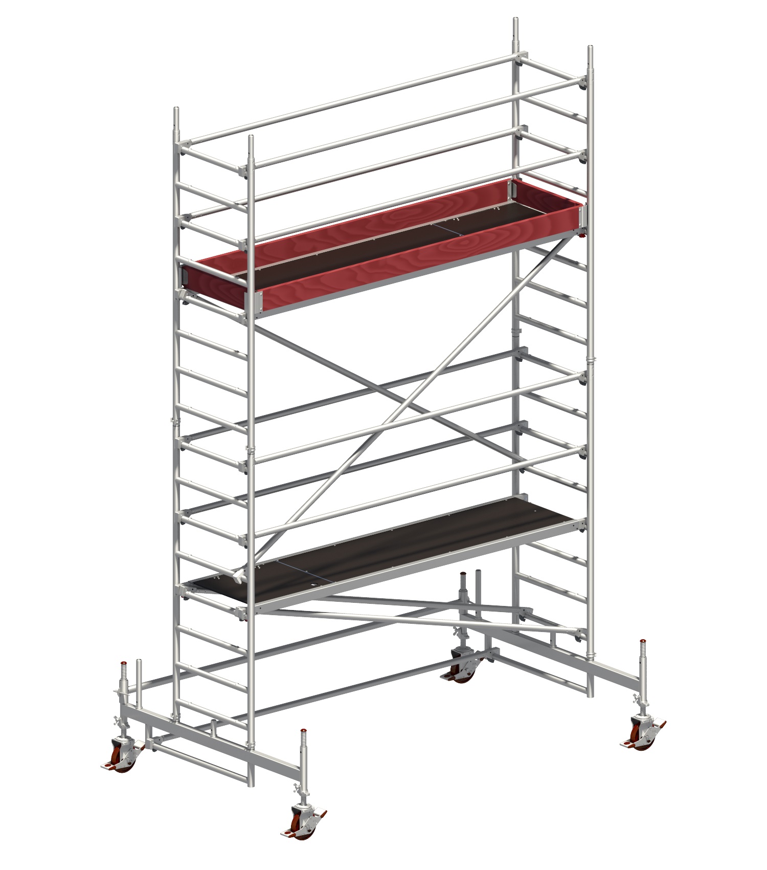 Layher Uni Standard P2 rolling tower Scaffold height 4.58 m