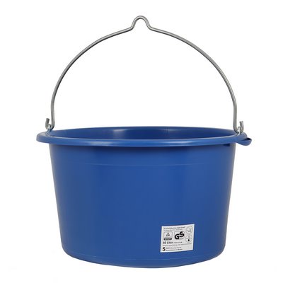 Mortar bucket plastic blue craneable 40l