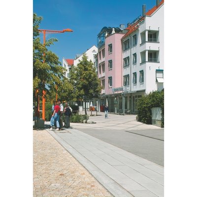 GDM ORIG. MÜNCHNER WALKING PLATE nativo Grey L/W/D: 35/35/10cm bez skosu