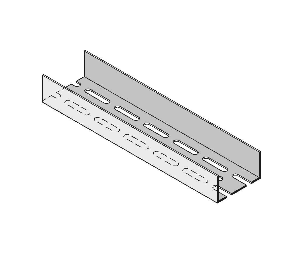 Knauf UA szczelina 75x40x2mm 5000mm z dwurzędową perforacją
