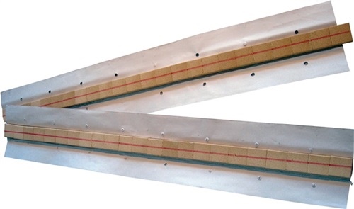 Keramische Badsicherung B 25.4mm B1 H T 9.5mm 6.3mm 1mm Halbrundnut