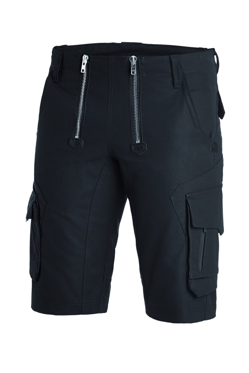FHB SASCHA Zunft-Bermuda Canvas schwarz - Gr. 46