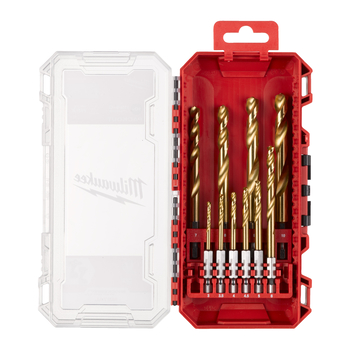 Zestaw wierteł do metalu Milwaukee Shockwave HSS-G Tin Set 10 szt.