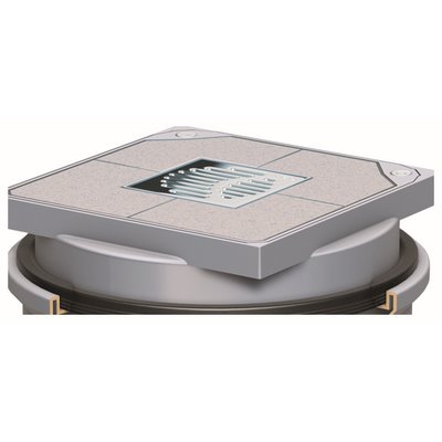 ACO Sinkamat-K small lifting unit 50/1-K underfloor with UNI cover plate