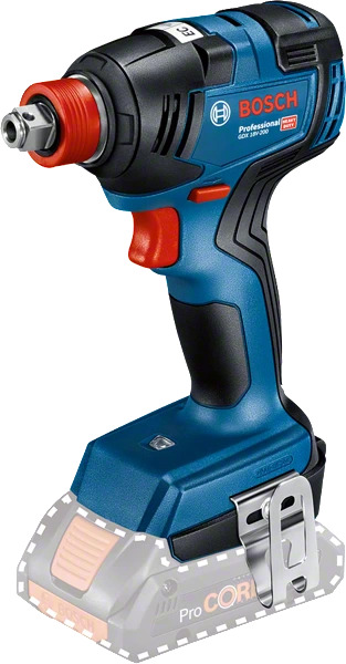 Bosch Akku-Drehschlagschrauber GDX 18V-200 solo in L-BOXX