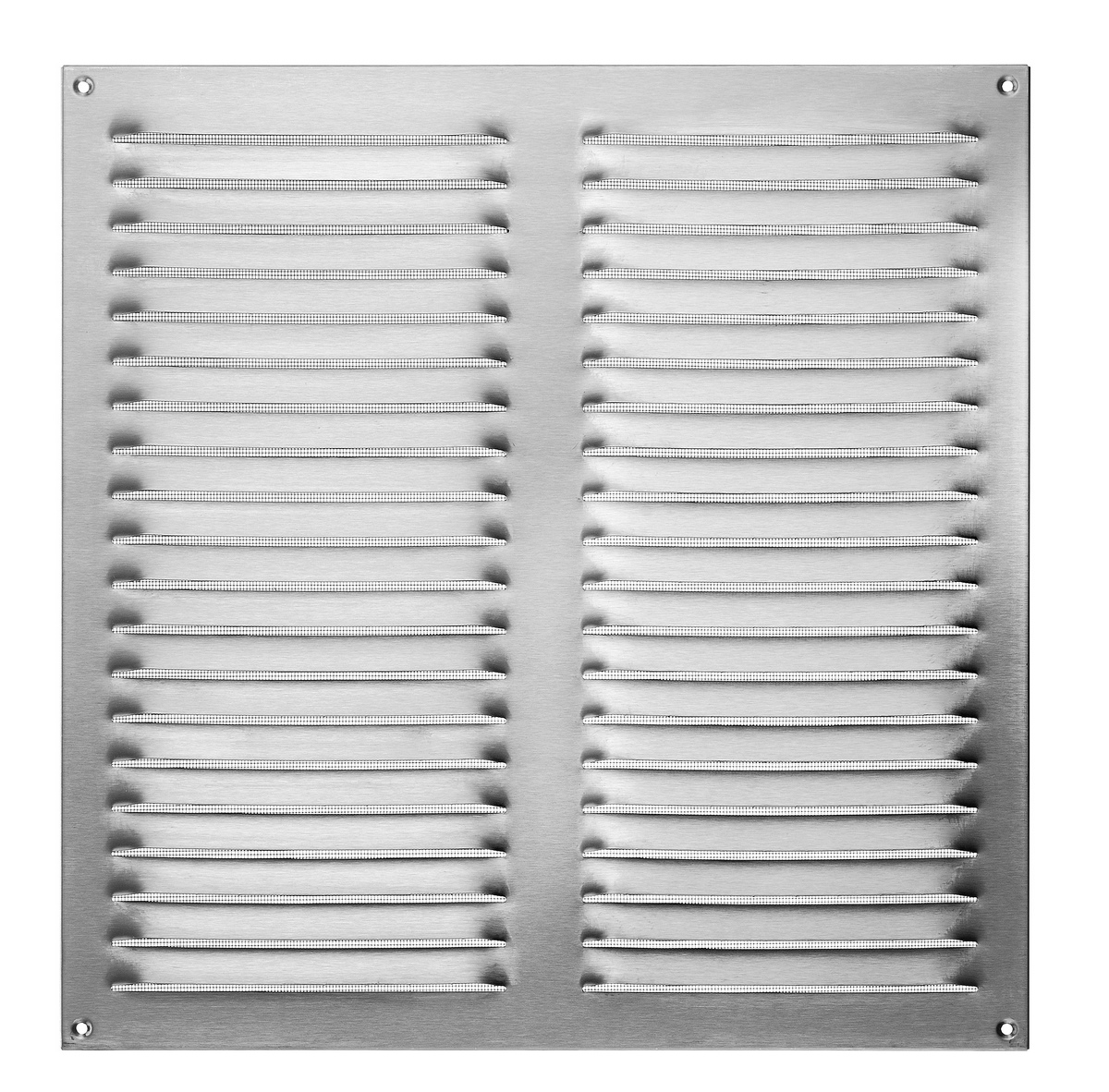 Upmann weather protection grille ALU 300x300 RAL 7024 graphite grey with centre bar