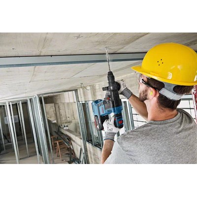 Bosch cordless rotary hammer with SDS plus GBH 18V-26 F 2x6.0 Ah in L-BOXX