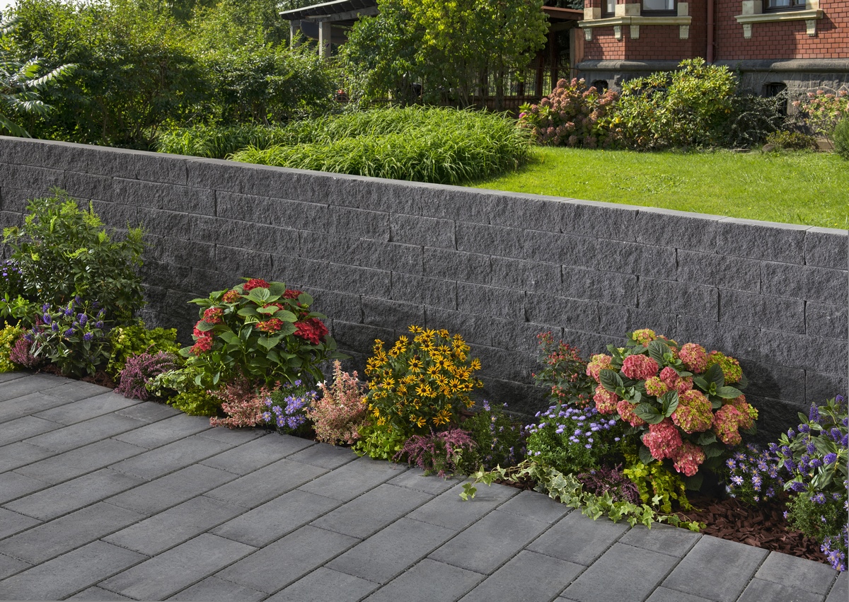 Galanda Antaria wall HE 15x15x12cm half / end element anthracite