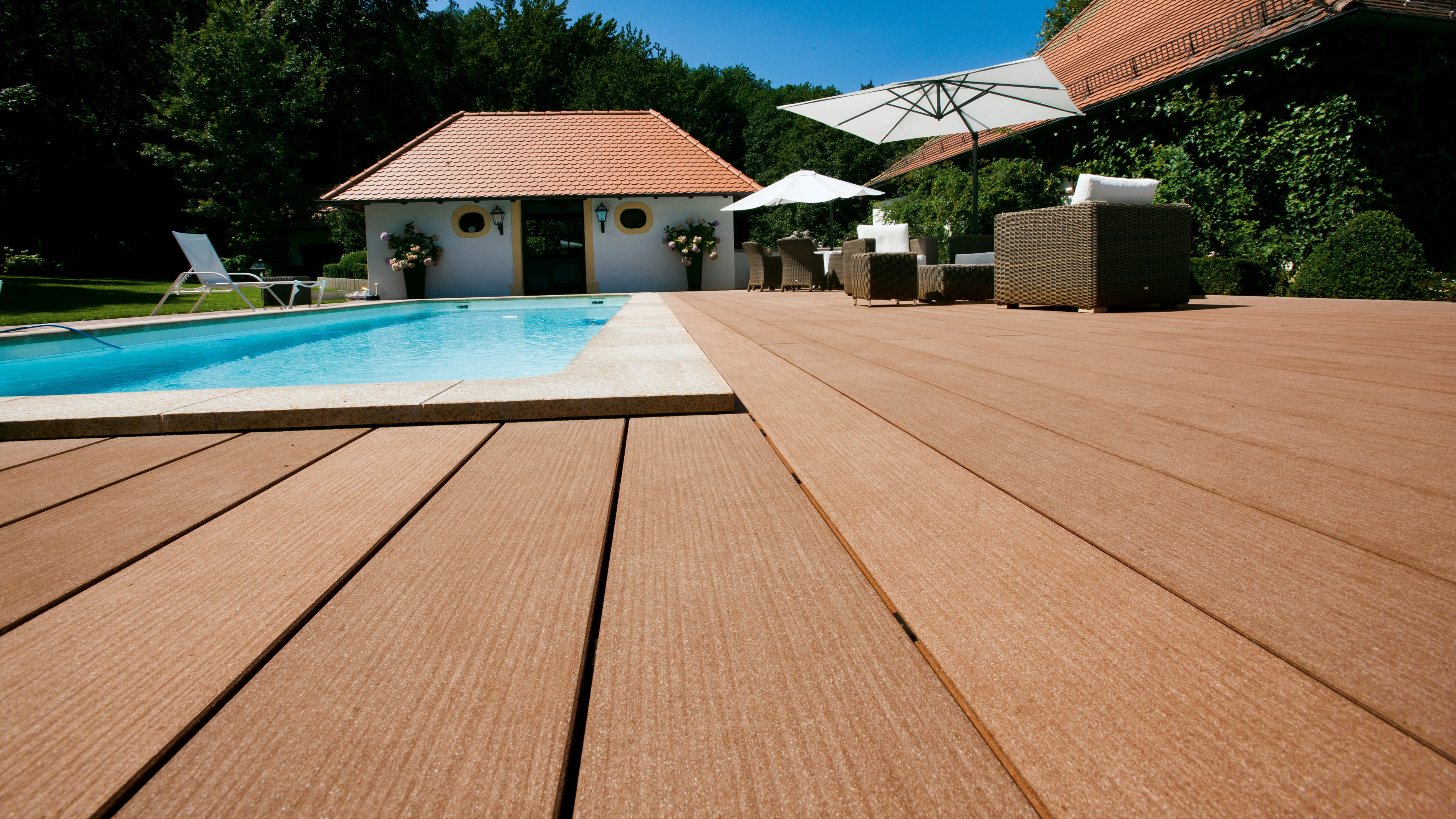 Barefoot plank PREMIUM basalt grey 5400x145x21mm