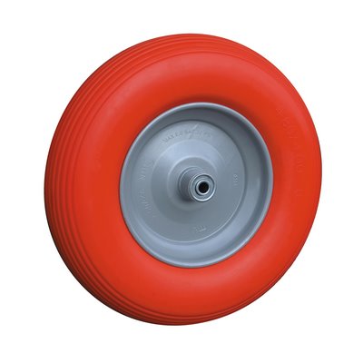 müba POLYMERES wheelbarrow wheel 400x100mm w. ball bearing and axle