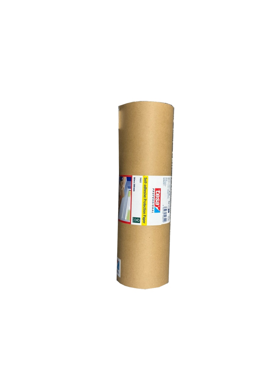 tesa® Professional 74922 50m x 300mm self-adhesive protective paper chamois