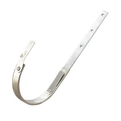 LEH UGINOX® umm. Rinnenhaken halbr. 33-25/6mm langer Zuschnitt