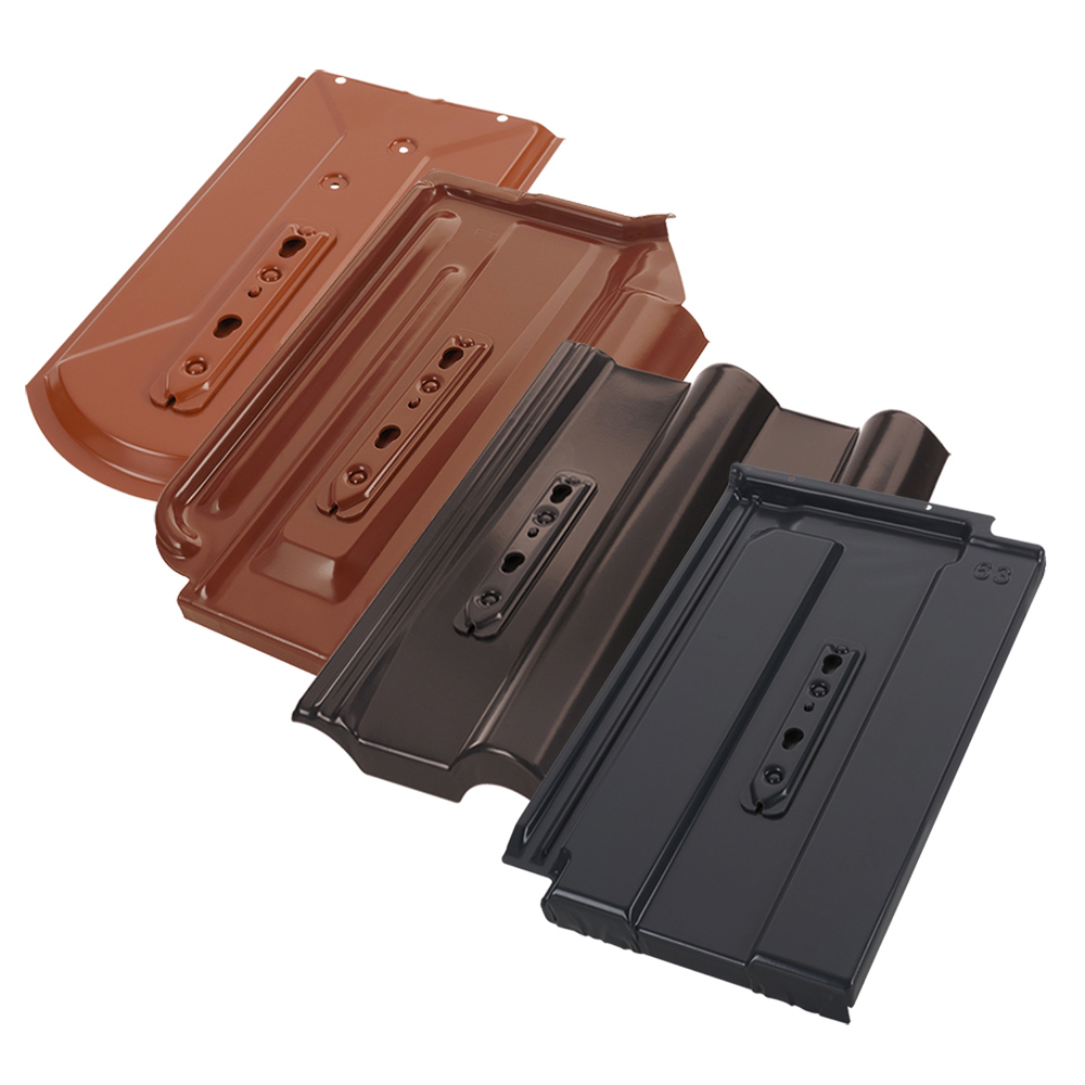 LEH PB Metalldachplatte Flachdachpf. Click17 Ziegelrot MZ3 Klassik