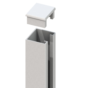 Brügmann System U profil montażowy 192x4x3 srebrny
