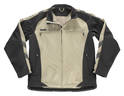 MASCOT® Dresden Softshelljacke hellkhaki/schwarz Gr. M