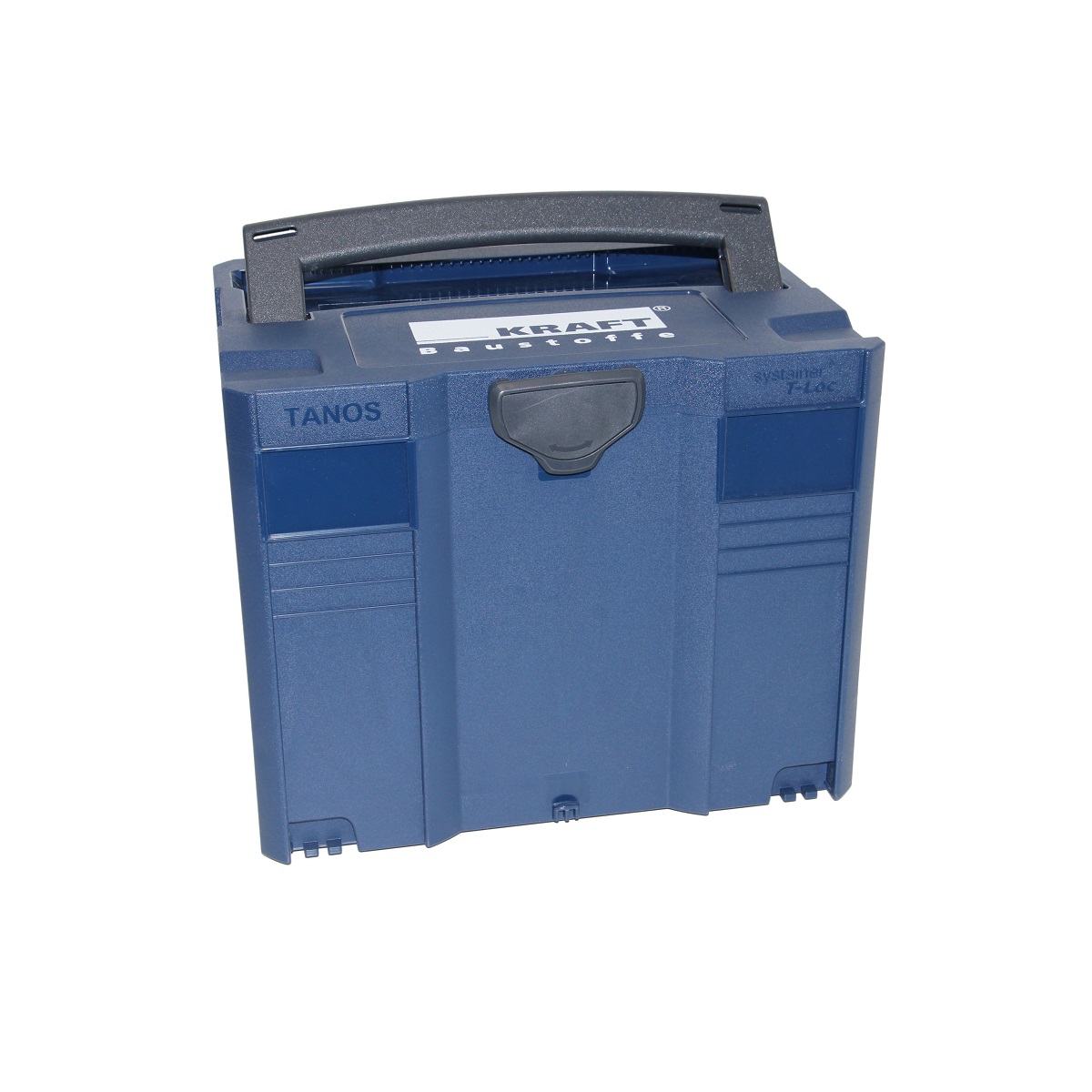 Tanos Systainer T-Loc IV light grey KRAFT w. lid print sapphire blue/anthracite