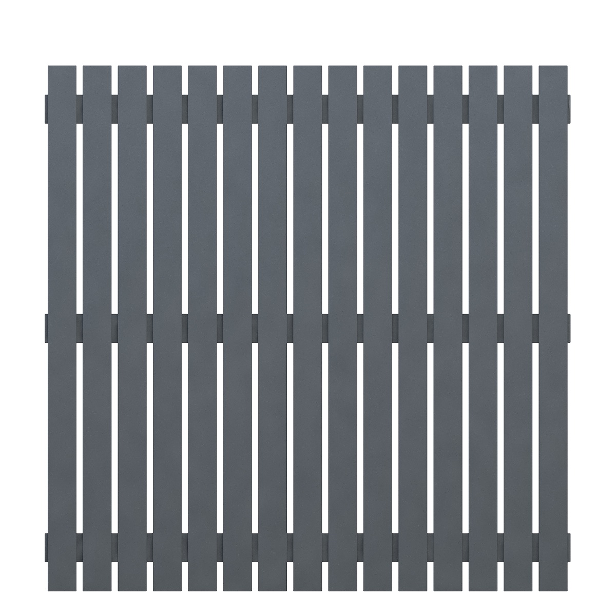 Płot aluminiowy Brügmann Squadra 180x180x2,5 antracytowy