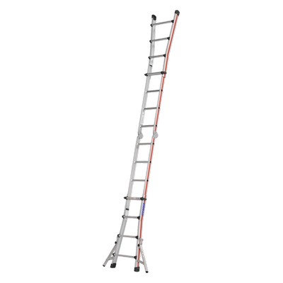 Hymer telescopic ladder 4x5 rungs, length folded 2.90m / extended 5.14m