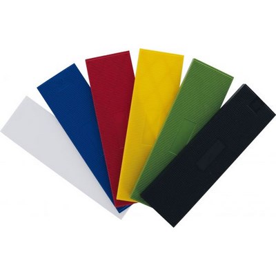 Triuso Unterlegplättchen 100x30x6mm schwarz Kunststoff 25 Stück - KU6