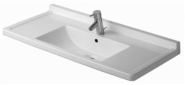 Duravit umywalka meblowa STARCK 3 1 HL sztaplowana 1050x485mm biała