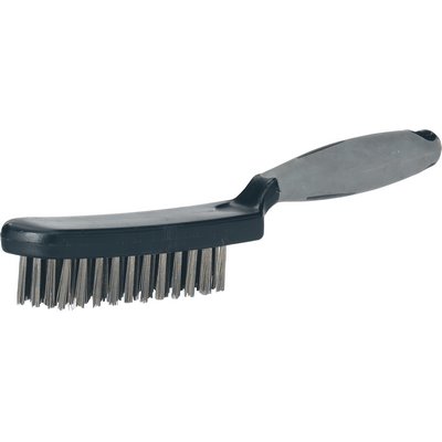 Triuso hand wire brush steel wire 4-row 2-component handle