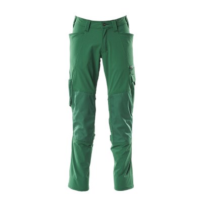 MASCOT® Hose m. Knietaschen Stretch grün Gr. 82C46