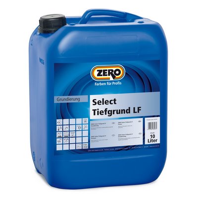Zero Select Tiefgrund LF 10l transparent, f. außen und innen
