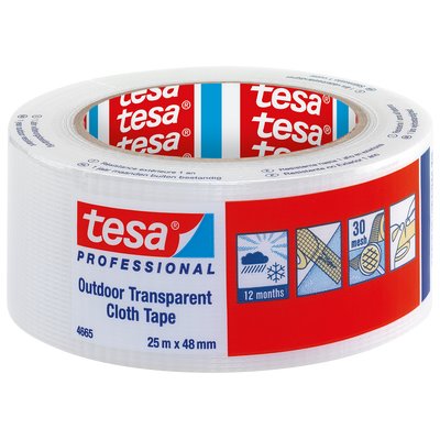 Taśma materiałowa tesa® Outdoor 25mx48mm 00 bezbarwna - 4665