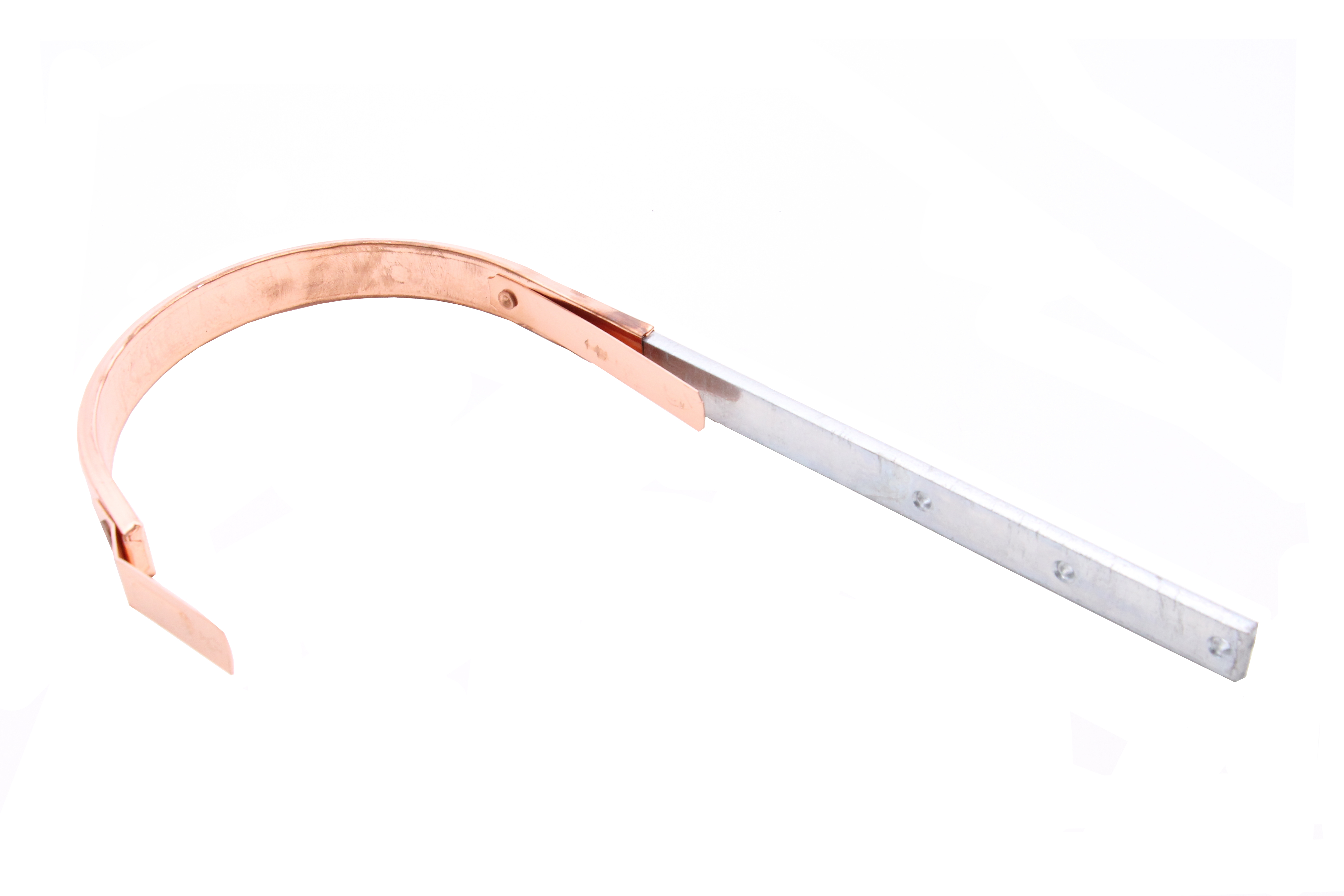 LEH CU umm. Half-round gutter hook 40-25/8mm Munich version