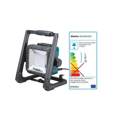 Akumulatorowy reflektor budowlany Makita 14,4-18V DEADML805