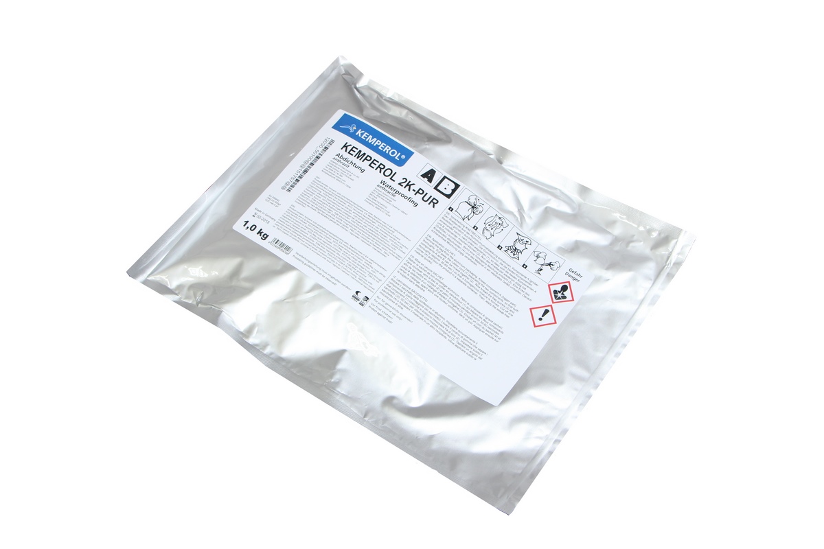 KEMPEROL 2K-PUR anthracite 1kg kneadable bag - Partial -