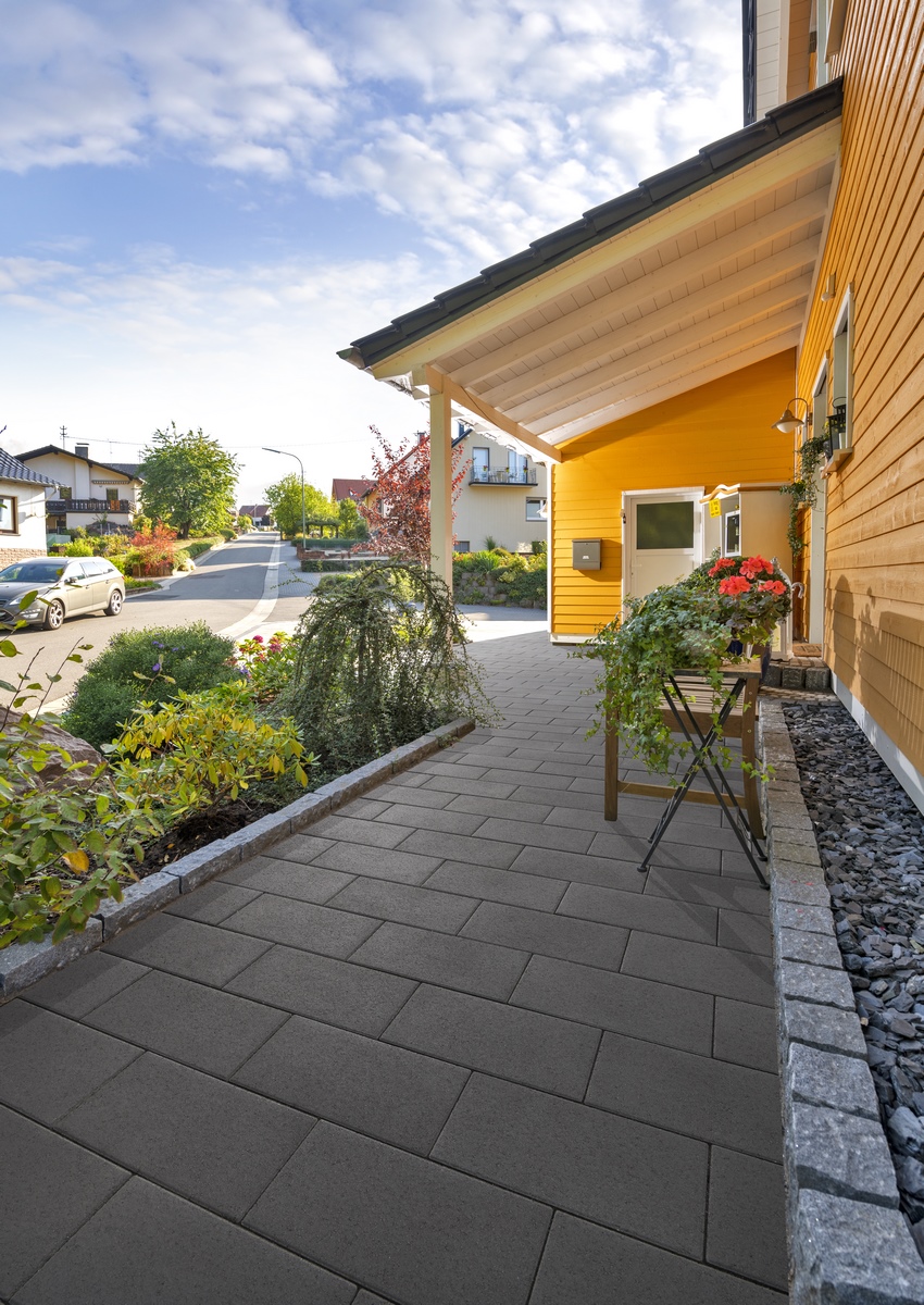Kann plaster Keno nero bianco 40x20x6cm smooth concrete