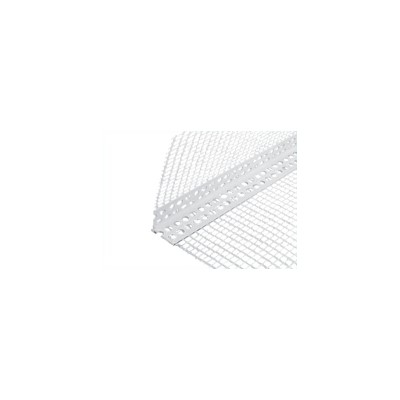 Baufas corner profile bracket PVC 260x10x15cm white