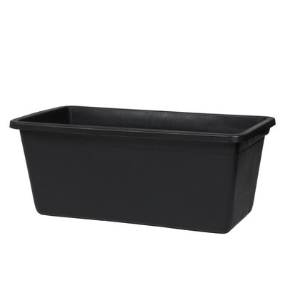 Mortar box PE black Profi-Line 65l TÜV tested, rectangular