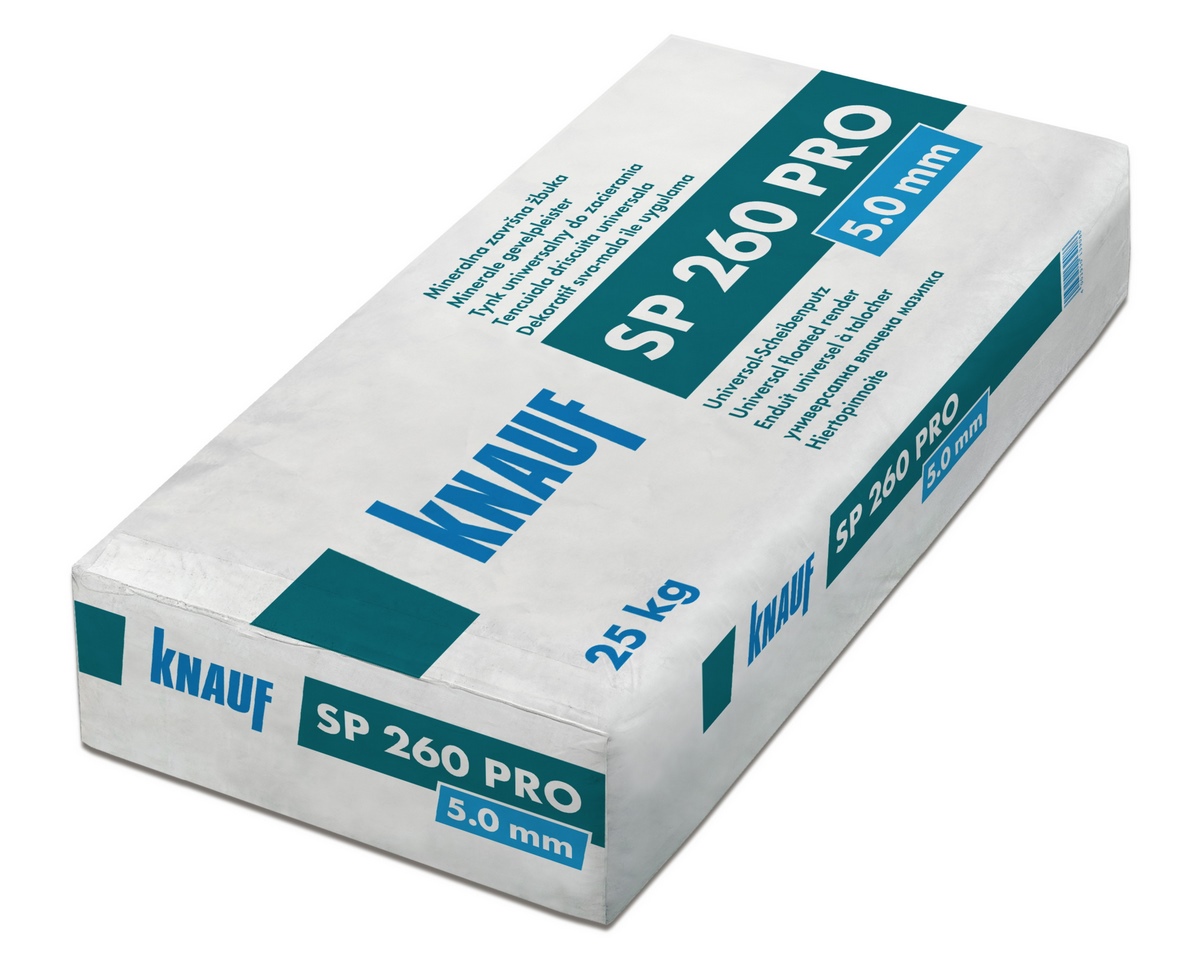 Knauf SP 260 Pro 5.0mm white 25kg Universal disc plaster