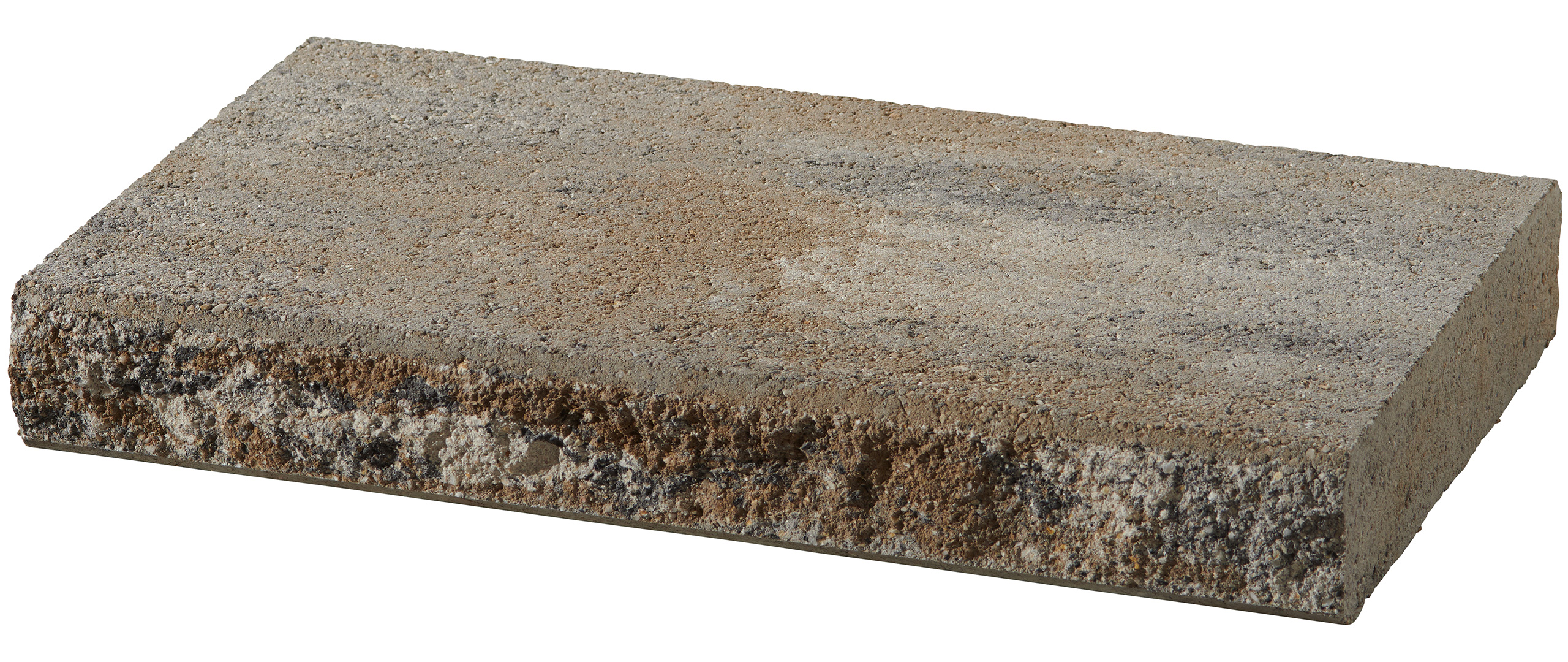 Cover plate Vermont 60x35x8cm shell limestone-nu. burnt. spherical