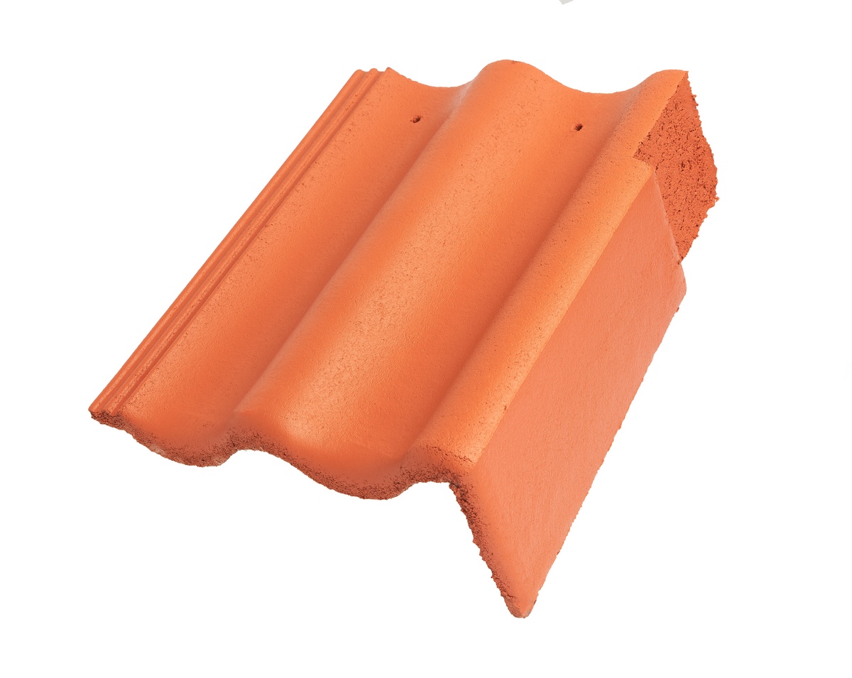 Braas Harzer Pfanne 10 StarMATT Classic red Gable stone 11 re