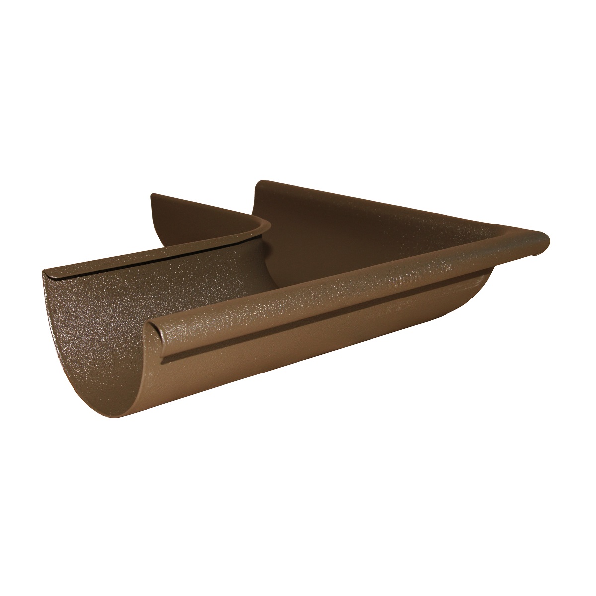PREFA gutter angle 25 P.10 brown outside