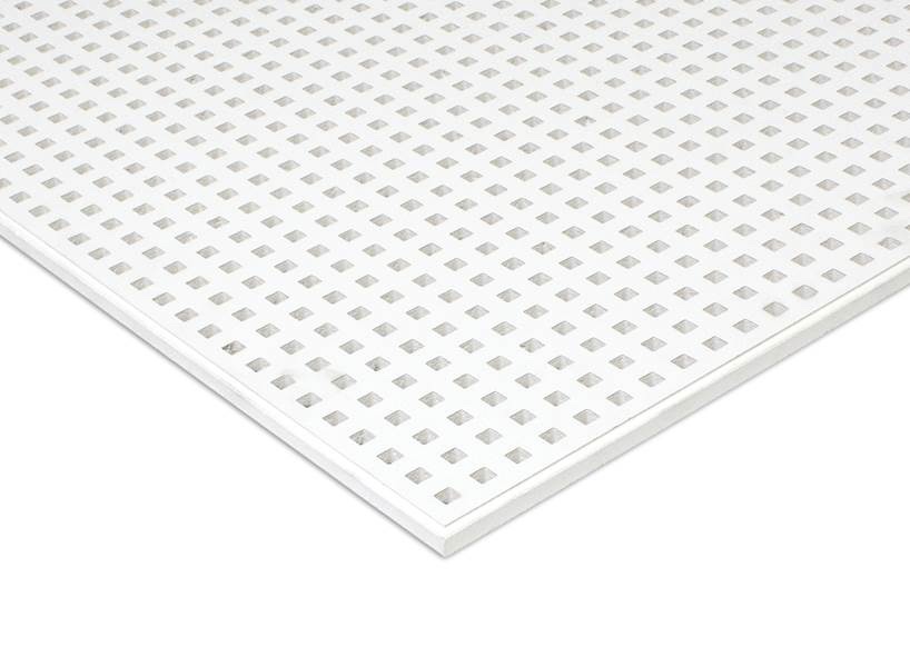 Knauf Plaza Unity 9 S15 12.5mm 625x625mm white lacquered Fv. white