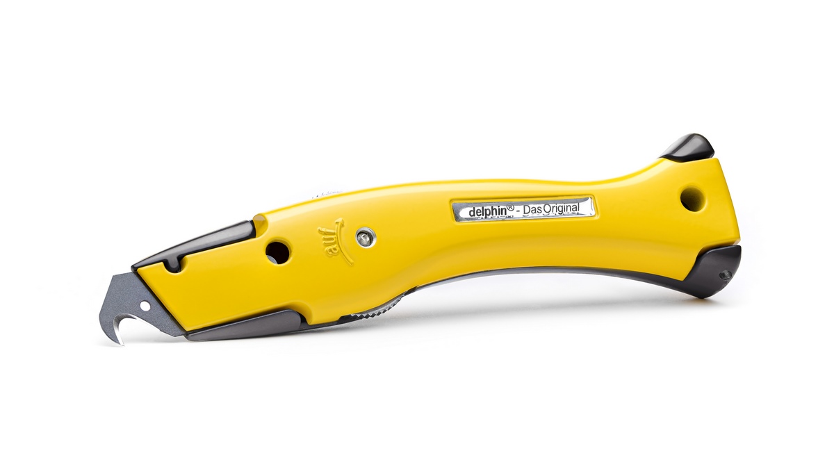 Delphin®-03 Club Edition Black-Yellow Universal Knife incl. plastic sheath