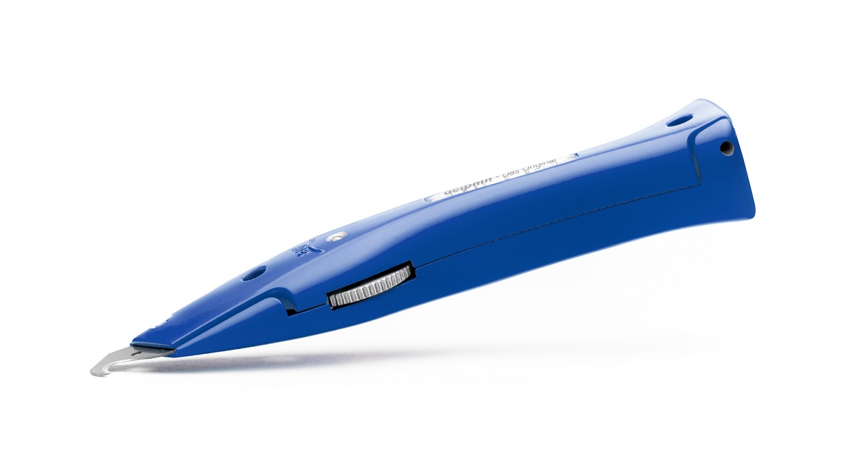 Nóż uniwersalny Delphin®-03 Colour Edition Blue z plastikowym kołczanem