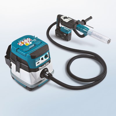 Akumulatorowy młot udarowo-obrotowy Makita DHR400ZKU SDS-Max 2x18V 8.0 J