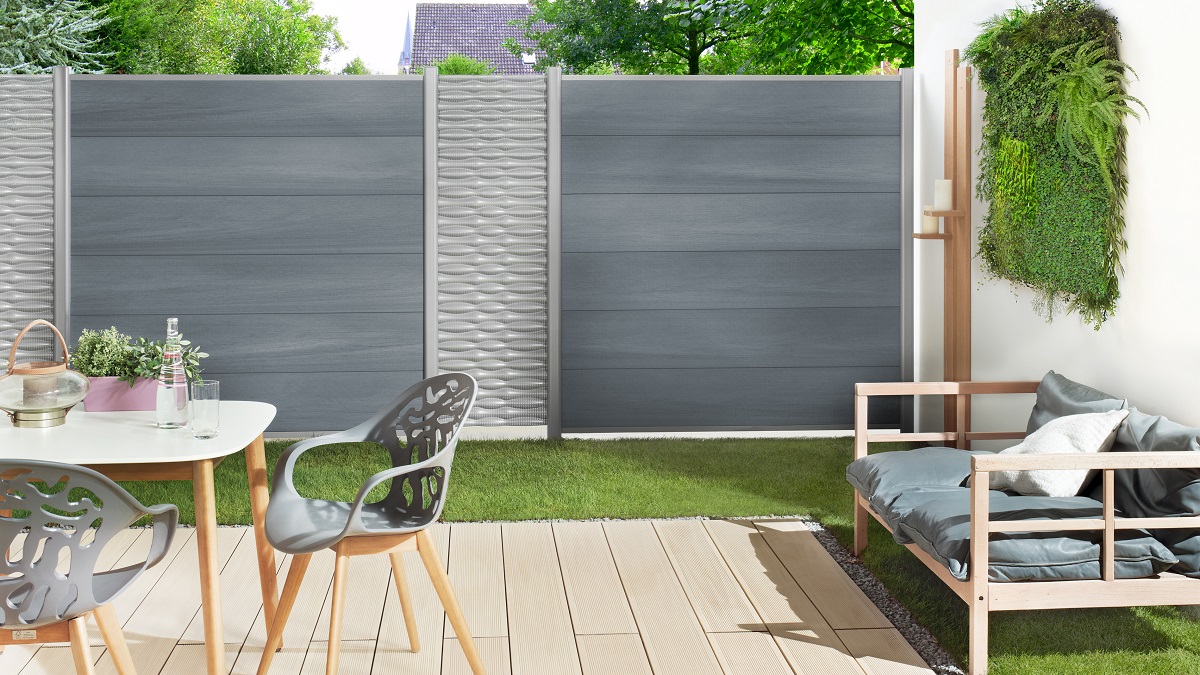 Siatka Brügmann FLOW 60x180 cm srebrna
