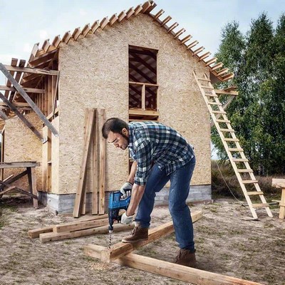 Bosch cordless rotary hammer with SDS plus GBH 18V-21 2x4.0 Ah in L-BOXX