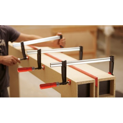 Bessey Temperguss-Schraubzwinge TPN 500/120mm Schiene 29x9mm Holzgriff